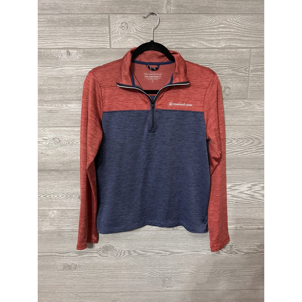 VINEYARD VINES Boys Performance Shep Shirt Pullover Sweatshirt Gently Used Large